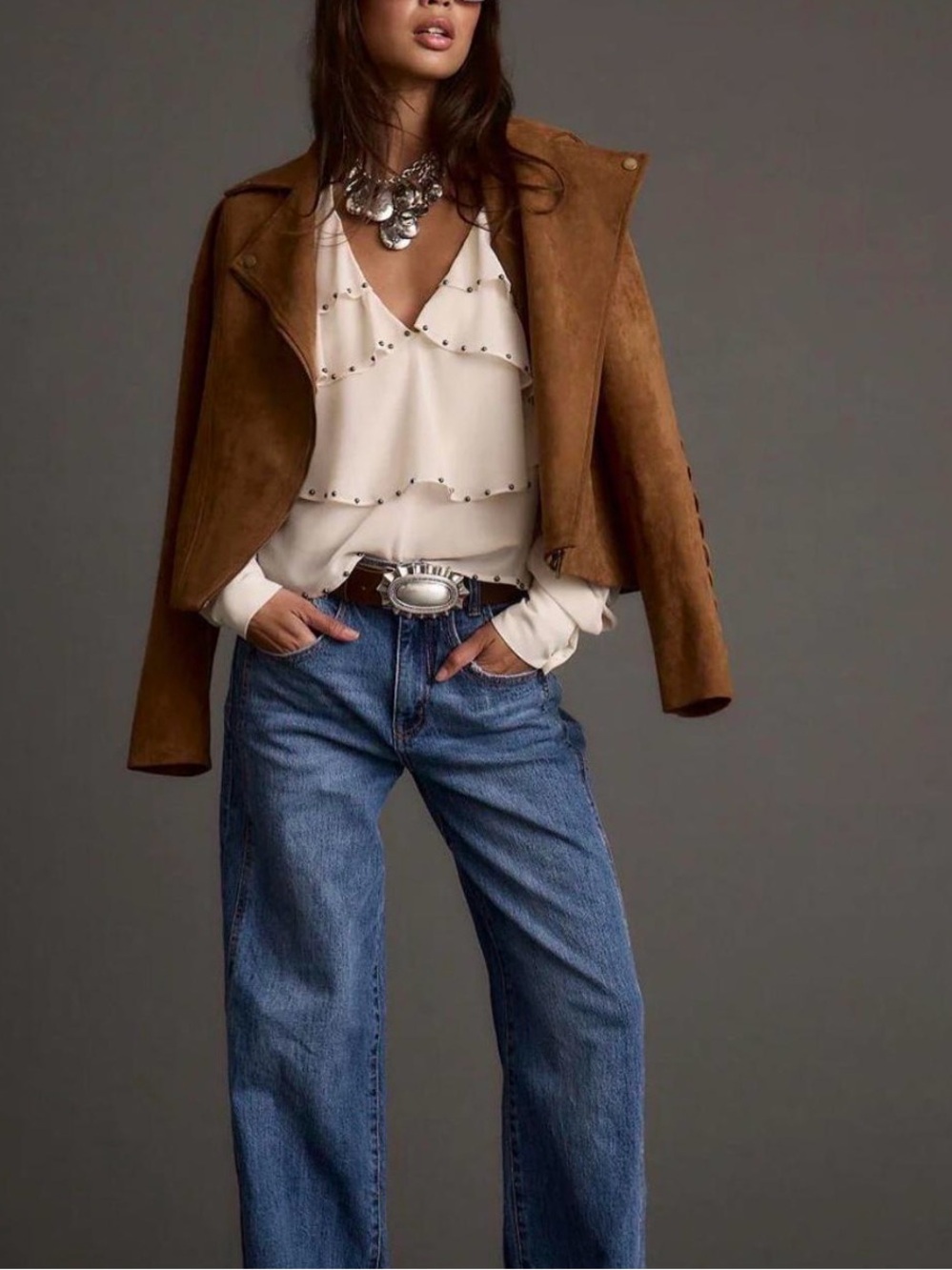 ✨NWT 12th Tribe Presley Cuffed Straight Leg Jeans 26✨
